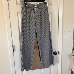 Wild Fable Black and White Striped Pants
